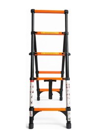 Resim Cardilife 1.4 Mt Ev Tipi Teleskopik Çelik Merdiven 4x3 