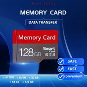 Resim 128GB/64GB/32GB/16GB/512MB Mikro SD/SDHC/SDXC Bellek Kartı Sınıf 10 UHS-I Yüksek Hızlı TF Kartı Akıllı Telefonlar, Kameralar, MP4 Oyuncuları için - Tam HD Video Kaydı ve Hızlı Veri Transferi için Dayanıklı Performans, Kamera Depolama, Akıllı Telefon Uyumlu 