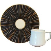 Resim Evaliza Sun Light Double 6 Kişilik Kahve Fincan Takımı 44061 