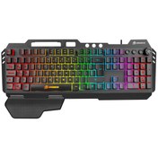 Resim Gamebooster G25K Shock Türkçe RGB Membran Gaming Klavye 