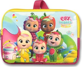 Resim Cennec Yatay CRY Babies Sarı Yeşil Tablet Çantası - Kız Çocuk - 10,9 inç ve Altındaki Tabletler İçin Uyumlu 