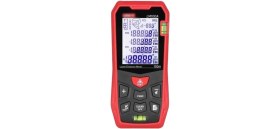 Resim LM100A 100 Metre Lazer Ölçüm Cihazı Arazi Mesafe Ölçme Aleti 