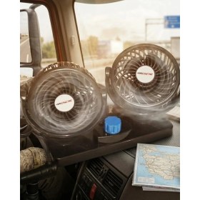 Resim Renas Store 12V Oto Fan Çakmaklık Girişli Ayarlanabilir Başlıklı Araç Vantilatörü 
