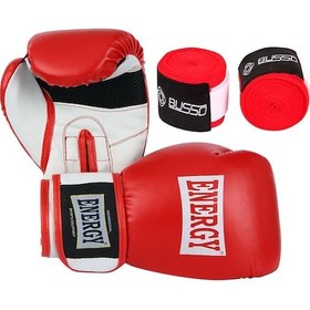 Resim Busso Energy Force II Boks Eldiveni + Bandaj 