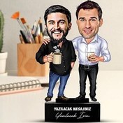 Resim Sıkı Dostlar Karikatürlü Biblo 