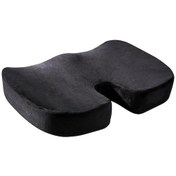 Resim Siyah Jel Yastık Ev Ofis Araba Koltuğu Yastık Ortopedik Ağrı Kesici Konfor Sandalye Hafızalı Yastık Bel Omurga Koruması, Seçenekler: Standard 