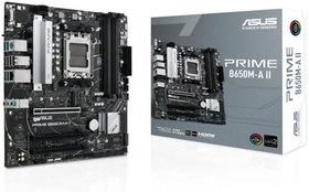 Resim Asus Prime B650M-A II AMD B650 Soket AM5 DDR5 6400(OC) MHz mATX Gaming (Oyuncu) Anakart 