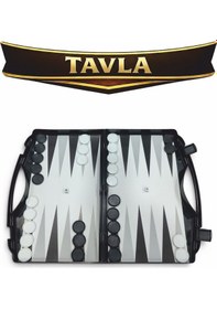 Resim Çantalı Üçü Bir Arada Set - Satranç - Tavla - Dama 