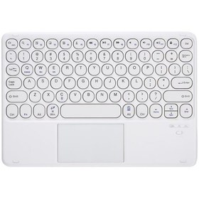 Resim Piranha 8032 8\ Uyumlu Kablosuz Bluetooth Şarjlı TouchPad'li Türkçe Q Klavye - Beyaz 