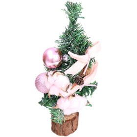 Resim Homyl Mini Yılbaşı Ağacı Ahşap Taban Masa Centerpiece A Tarif Edildiği Gibi 