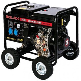 Resim Solax Sdj400m Dizel Tekerlekli Ipli Jeneratör 3,5 Kva 