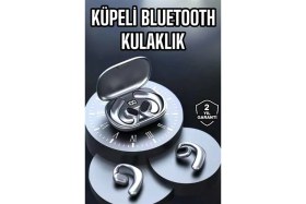 Resim Techno Stock Bluetooth Kulaklık Oyuncu Kulaklığı Küpe Görünümlü Dijital Göstergeli 