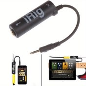 Resim 1 adet Telefon Gitar Arayüzü - Yüksek Kaliteli Ses Kaydı ve Tuning için I-Rig Dönüştürücü - Gitar Aksesuarları 