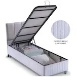 Resim Alf Crystal Sandıklı Profil Baza Tek Kişilik Başlık Hariç 90 x 190 CM 