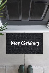 Resim M&H Quality Balkon Ve Iç Dış Kapı Yıkanabilir Nem Alıcı Toz Alıcı Halı Kapı Önü Paspası Türkçe hoş geldiniz 