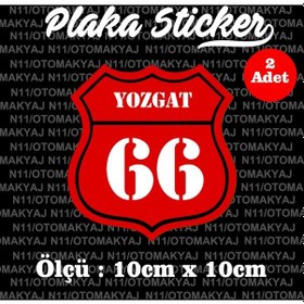 Resim 66 Yozgat İl Şehir Plaka Sticker Futbol Spor Kulüb 