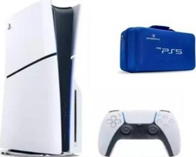 Resim Playstation 5 Slim 1 TB Standart Edition Oyun Konsolu+ Sony Playstation 5 Taşıma Çantası Mavi 