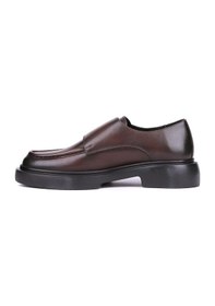 Resim Shoetyle - Kahverengi Hakiki Deri Tokalı Erkek Klasik Ayakkabı 115-k575-1362 Kahverengi Deri 
