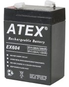 Resim Atex 6V 4Ah Kuru Akü Işıldak Aküsü Yuasa
