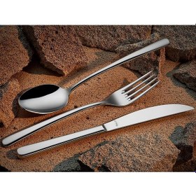 Resim Aryıldız Viole Clasıc 84 Parça Çatal Kaşık Bıçak Takımı Gri 