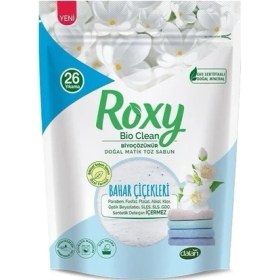 Resim Roxy Bio Clean Doğal Matik Toz Sabun Bahar Çiçekleri 1600 gr 