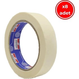 Resim Dayson Extra Maskeleme Bandı, 8 Adet, 36 mm 35 M, Beyaz, Iz Bırakmaz 