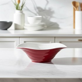 Resim Külsan 18033.CWR – Bicolor Duet Kırmızı Kase Seti 33×23 cm, Thermoset Melamin 