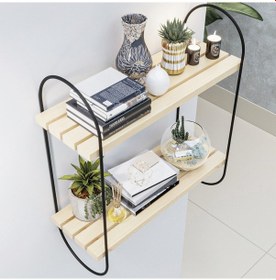 Resim Bino Lüks Ahşap Salon Banyo Mutfak Kitaplık Duvar Rafı 