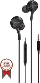 Resim Torima S10 Siyah 3,5 mm Kulak İçi Kablolu Kulaklık 