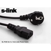 Resim S-Link Sl-P330 3M 3 X 1Mm Lüks Power Kablo 