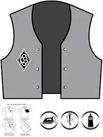 Resim Motorcu Yaması, İşlemeli Yama | "Biker" Motosiklet Yeleği ve Yelekleri için Isı Transferi Motosiklet Kıyafeti Süslemeleri için Nakış Pilot Motosiklet Ceketleri Kendin Yap (Eşkenar Dörtgen Acab) 