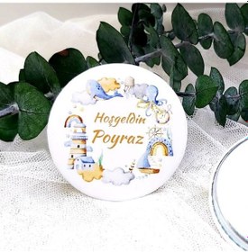 Resim Deniz Feneri Baskılı Kız Bebek Açacak Magnet Hediyelik 15 Adet 