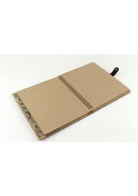Resim Yeni Yıl Hediyesi Kişiye Özel Ahşap Kapaklı Defter 