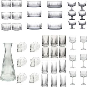 Resim Elysia 49 Parça Bardak, Sunumluk, Çerezlik , Dondurmalık Full Çeyiz Seti 