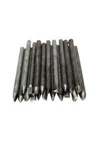 Resim 20 Adet Deri İşaretleme Oyma Çiçek Keski Aletleri Metal Damga Kalıbı 