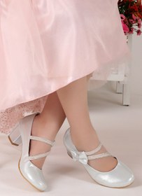 Resim KARAMAZI 750 Vakko Günlük Kız Çocuk 4 Cm Topuk Ayakkabı 