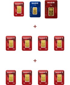 Resim Nadir Gold 24 Ayar 16,5 Gram Külçe Altın (1 Adet 5 Gram Külçe Altın + 1 Adet 2,5 Gram Külçe Altın + 