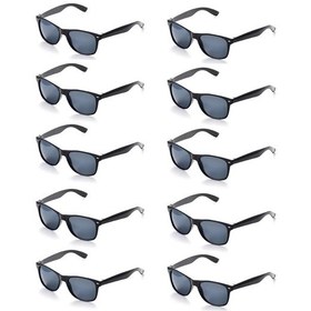 Resim Lovatfirs 10'lu Güneş Gözlüğü Paketi - Uv Koruma, Kadın Erkek Çocuk, Çok Renkliblackother51 Beyaz 