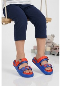 Resim Walkway Saks Hafif Esnek Eva Taban Unisex Çocuk Terlik 4505 F-p 