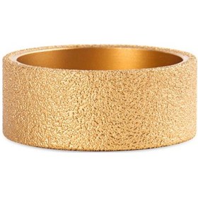 Resim Kosona Altın Renkli Lehimli Elmas Taşlama Tekerleği, Köşe Freze İçin Paralel Tip, 30mm Kalınlık, Taşlama Fonksiyonu 