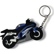 Resim Motosiklet Uyumlu Anahtarlık Maskot Silikon İthal Yamaha Maskot 