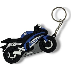 Resim Motosiklet Uyumlu Anahtarlık Maskot Silikon İthal Yamaha Maskot 