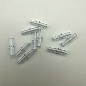 Resim 10'lu PVC Oksijen Pompası Bağlayıcıları, 4mm Tüp için Balık Tankı Hava Hattı Tüp Birleştirici, Uzatılmış Düz Şeffaf Akvaryum Aksesuarları 