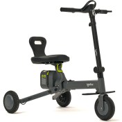 Resim Igofor 3 Tekerlekli Katlanabilir Elektrikli Oturulabilir Scooter – Hafif, Taşınabilir, Uzun Menzilli - Gri 