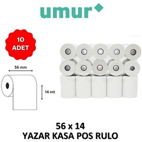 Resim Umur Yazar Kasa Pos Rulosu 56MM x 14M - 10 Adet 