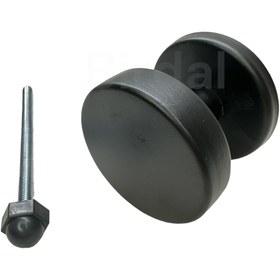 Resim BİRDAL Modern 1. Sınıf Paslanmaz Çelik Silindir Siyah Çelik Kapı Topuzu Topuz Kol 