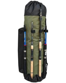 Resim Savex Euro Fish Kamış Çantası Boru Tipi Siyah-haki 80 Cm 38004 
