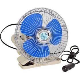 Resim Carub Vantilatör 12V Metal 6 Mandallı 