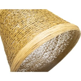 Resim Lambadar Açık Kahverengi Ip Sargı Çocuk Odası Sarkıt Avize 