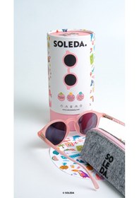 Resim 6-12 Yaş Çocuk Güneş Gözlüğü Candy Pink Pembe 